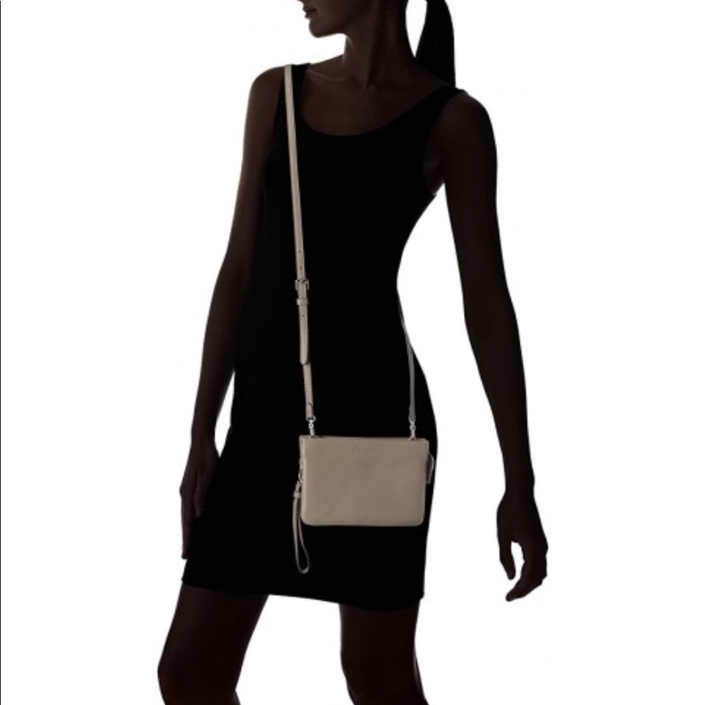 Gray Vince Camuto Cami Crossbody Bag
